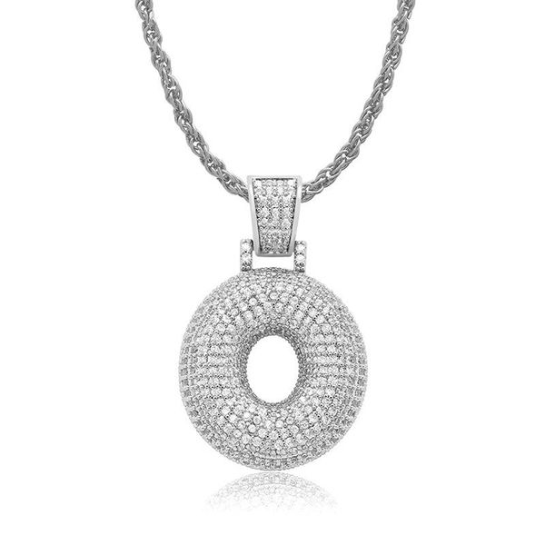 pendant necklaces omyfun factory price hiphop bubble letter o with 3mm rope chain copper jewelry cz micro pave alphabet necklaces&pendants, Silver
pendant necklaces omyfun factory price hiphop bubble letter o with 3mm rope chain copper jewelry cz micro pave alphabet necklaces&pendants, Silver