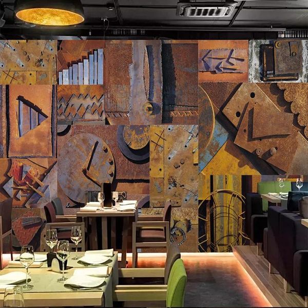 wallpapers european style retro rusted metal mural wallpaper restaurant bar cafe fresco backdrop wall decor self-adhesive 3d stickers
wallpapers european style retro rusted metal mural wallpaper restaurant bar cafe fresco backdrop wall decor self-adhesive 3d stickers