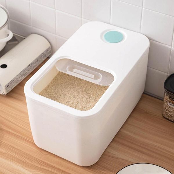 storage bottles & jars 10kg kitchen rice box plastic large capacity container grain flour dispenser moisture proof
storage bottles & jars 10kg kitchen rice box plastic large capacity container grain flour dispenser moisture proof