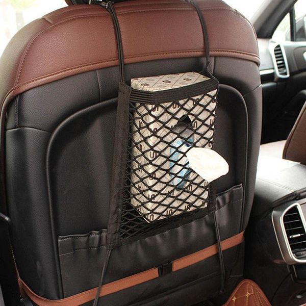 car organizer 1 pc universal seat double-layer storage mesh pocket bag 
car organizer 1 pc universal seat double-layer storage mesh pocket bag