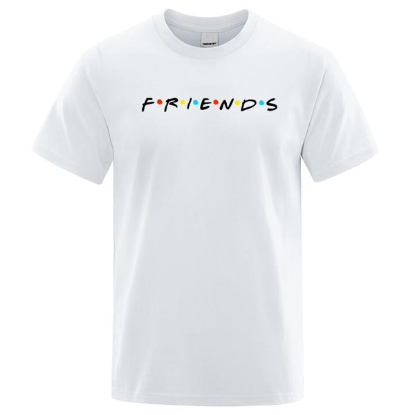 men's t-shirts 2021 summer fashion and women's t-shirt friends print harajuku brand casual loose personality short sleeve, White;black
men's t-shirts 2021 summer fashion and women's t-shirt friends print harajuku brand casual loose personality short sleeve, White;black