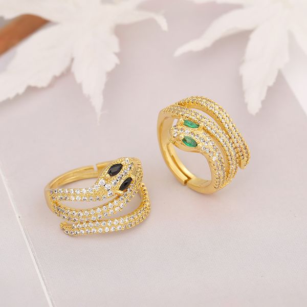 personality gold-plated snake ring women's geometric multilayer snake-shaped open rings emerald or black gemstone girl jewelry gift, Golden;silver
personality gold-plated snake ring women's geometric multilayer snake-shaped open rings emerald or black gemstone girl jewelry gift, Golden;silver