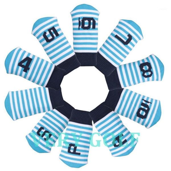10pcs/set knit with classic stripes design golf club iron head cover headcover set five colors for choose complete of clubs1
10pcs/set knit with classic stripes design golf club iron head cover headcover set five colors for choose complete of clubs1