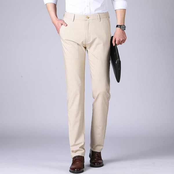 men's pants 2021 summer mens linen straight slim casual trousers men fashion classic business pantalon lin homme, Black
men's pants 2021 summer mens linen straight slim casual trousers men fashion classic business pantalon lin homme, Black