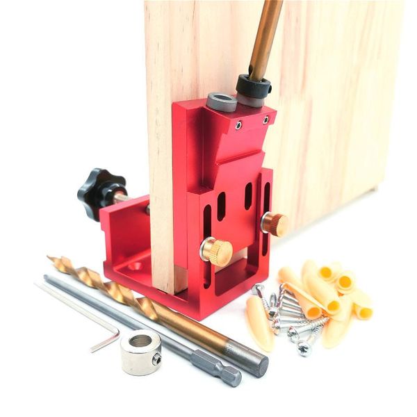 professional hand tool sets pocket hole drill guide dowel jig oblique locator drilling kit aluminium woodworker diy tools with 9mm bit
professional hand tool sets pocket hole drill guide dowel jig oblique locator drilling kit aluminium woodworker diy tools with 9mm bit