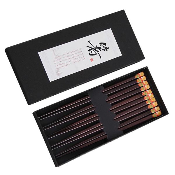 chopsticks 5 pair wooden reusable chop stick tableware kitchen dining dinnerware gift (flower pattern)
chopsticks 5 pair wooden reusable chop stick tableware kitchen dining dinnerware gift (flower pattern)