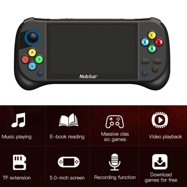 portable game players gamepad handheld retro console 5.0-inch large screen supports nostalgic music pictures videos ebooks
portable game players gamepad handheld retro console 5.0-inch large screen supports nostalgic music pictures videos ebooks