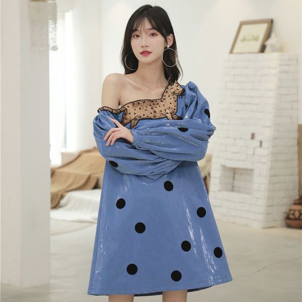 a line korean stain dot cat embroidery women asymmetrical collar lantern sleeve large size mini dresses female new, Black;gray
a line korean stain dot cat embroidery women asymmetrical collar lantern sleeve large size mini dresses female new, Black;gray