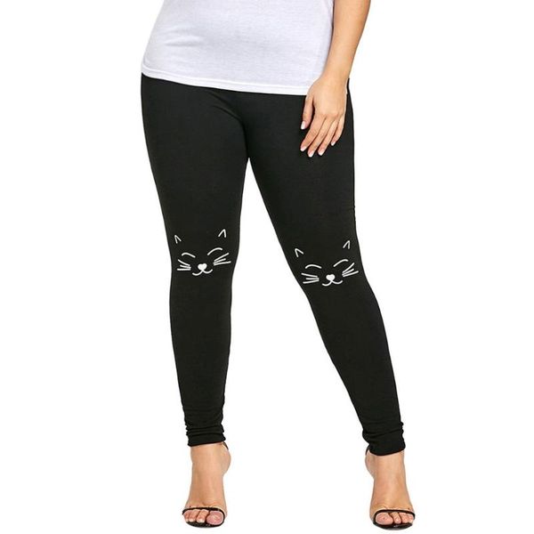 women's pants & capris girl spring autumn trousers fashion women plus size sport cat print knee leggings casual, Black;white
women's pants & capris girl spring autumn trousers fashion women plus size sport cat print knee leggings casual, Black;white