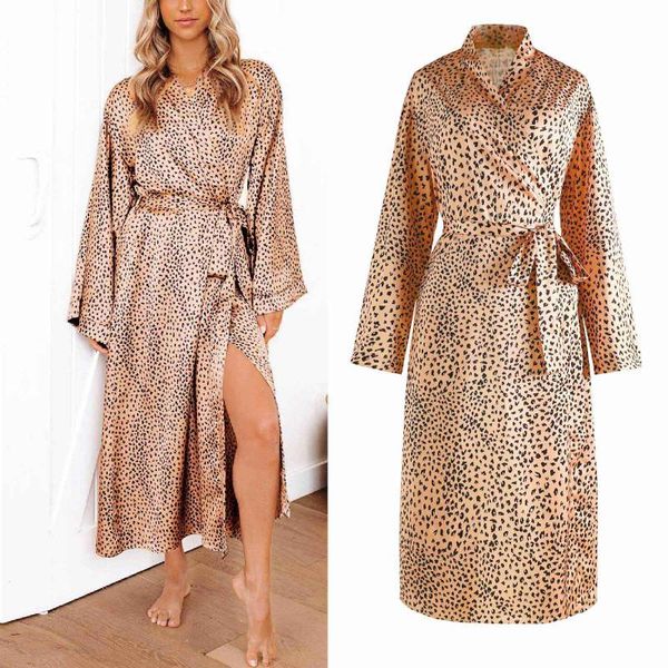 women's sleepwear summer printed kimono cardigan womens nightgown robe cover up leopard satin silky bathrobe gown negligee, Black;red
women's sleepwear summer printed kimono cardigan womens nightgown robe cover up leopard satin silky bathrobe gown negligee, Black;red