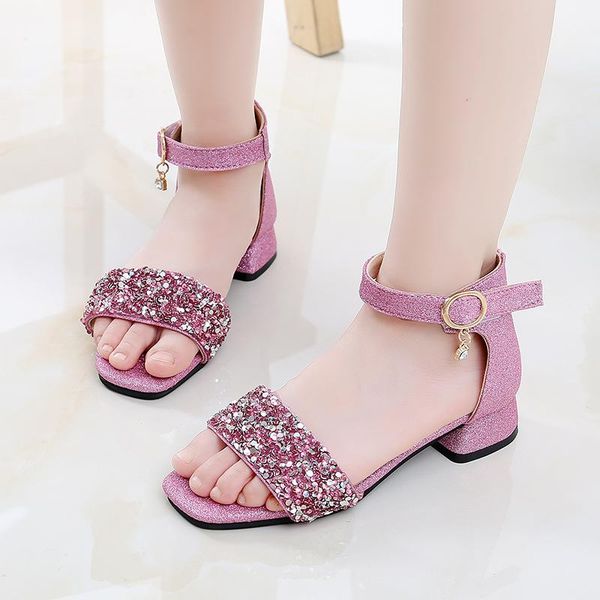sandals summer girls children rhinestone princess shoes students soft bottom non-slip comfortable kids casual, Black;red
sandals summer girls children rhinestone princess shoes students soft bottom non-slip comfortable kids casual, Black;red