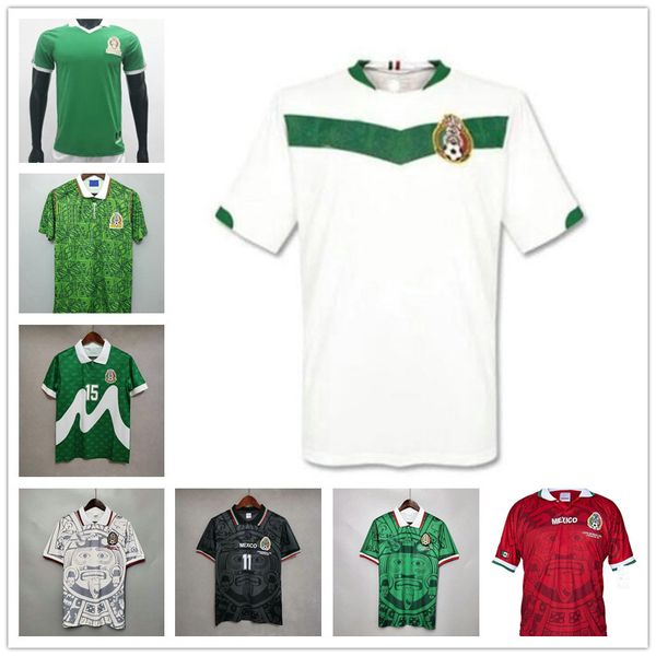 Thailand Quality Retro 1998 Mexico World Cup Classic Vintage Soccer jerseys HERNANDEZ 11# BLANCO Home Green Away White Football Shirts
Thailand Quality Retro 1998 Mexico World Cup Classic Vintage Soccer jerseys HERNANDEZ 11# BLANCO Home Green Away White Football Shirts