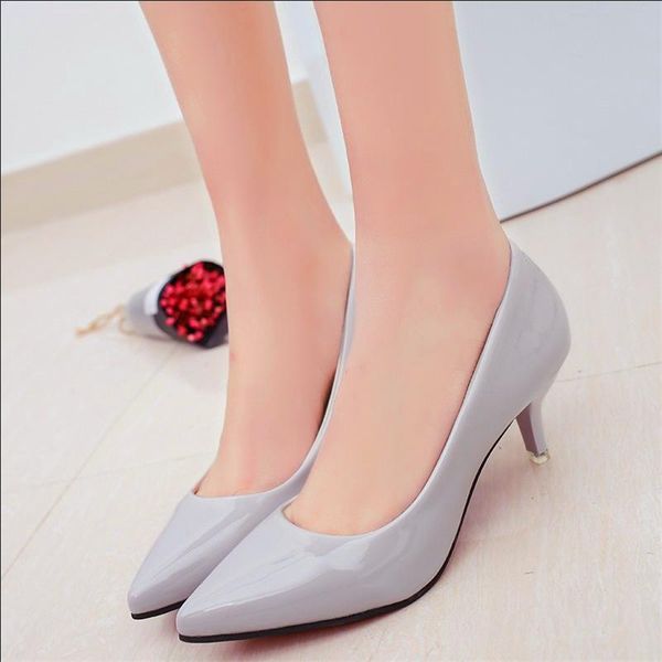 dress shoes spring women's high heels korean version of the fine with pointed shallow mouth single professional work, Black
dress shoes spring women's high heels korean version of the fine with pointed shallow mouth single professional work, Black