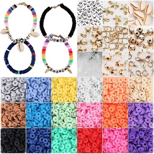 other 4500 multiple clay beads polymer loosely spaced with 10m elastic cord and jumping loop diy jewelry marker bracelet
other 4500 multiple clay beads polymer loosely spaced with 10m elastic cord and jumping loop diy jewelry marker bracelet