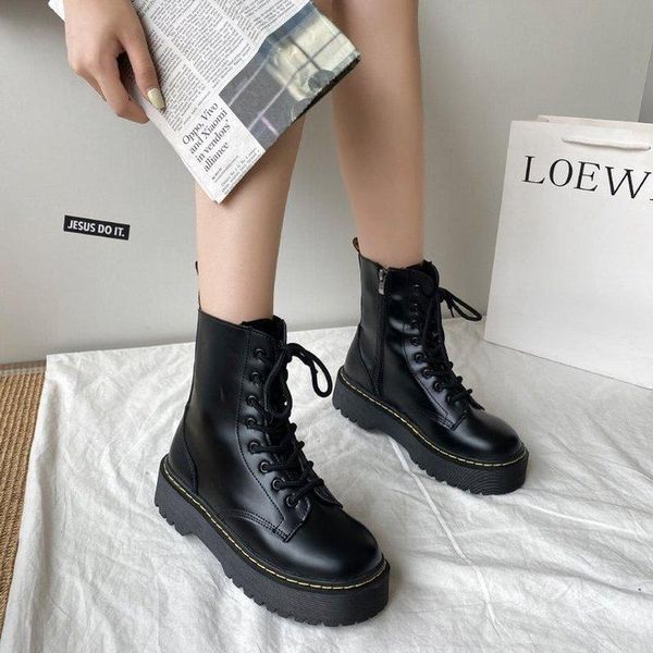 boots 2021 brand women's shoes platform oxford sole pu upper lace-up zipper women increase height ladies black
boots 2021 brand women's shoes platform oxford sole pu upper lace-up zipper women increase height ladies black