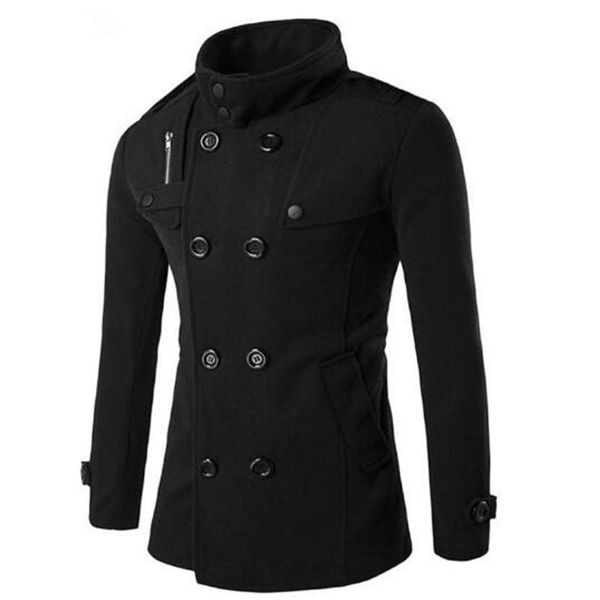 men's trench coats fashion men solid slim coat england style long jacket overcoat double breasted british, Tan;black
men's trench coats fashion men solid slim coat england style long jacket overcoat double breasted british, Tan;black