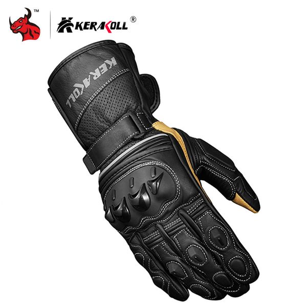 kerakoll real leather rcycle long wrist men racing cross rally glove gloves guantes moto black
kerakoll real leather rcycle long wrist men racing cross rally glove gloves guantes moto black