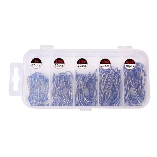 fishing hooks 100 pcs/box baitholder fishhook carp jig big barbed hook high carbon steel saltwater tackle 1-6# 1/0-9/0#
fishing hooks 100 pcs/box baitholder fishhook carp jig big barbed hook high carbon steel saltwater tackle 1-6# 1/0-9/0#