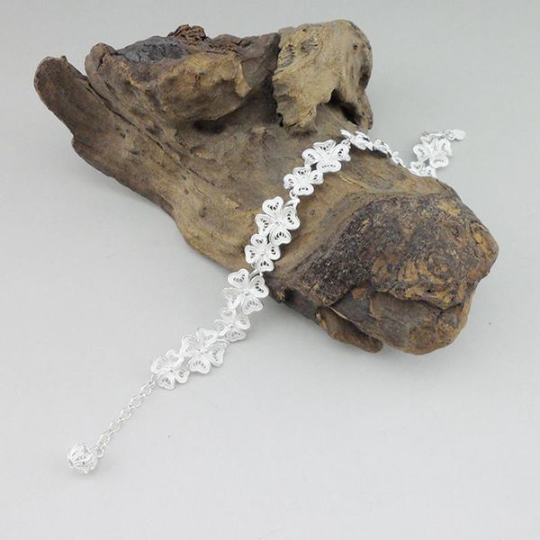sterling silver 999 bracelet hand chain link chinese ethnic miao jewelry charms handmade bangle women luxury flowers bangles link,, Black
sterling silver 999 bracelet hand chain link chinese ethnic miao jewelry charms handmade bangle women luxury flowers bangles link,, Black