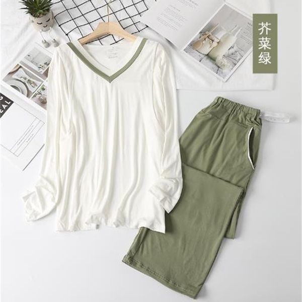 women's sleepwear ladies sleepwear casual loose night suit spring autumn modal cotton pregnant women pajamas set sleep clothes home wea, Black;red
women's sleepwear ladies sleepwear casual loose night suit spring autumn modal cotton pregnant women pajamas set sleep clothes home wea, Black;red