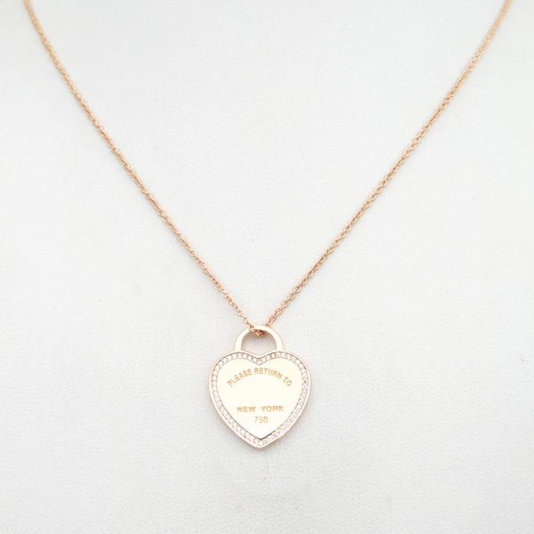 pendant necklaces 100% pure silver ms classic golden rose gold heart necklace set zircon letter lovers romantic fashion accessories
pendant necklaces 100% pure silver ms classic golden rose gold heart necklace set zircon letter lovers romantic fashion accessories