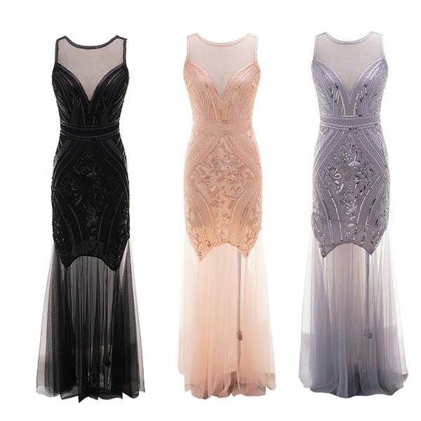 casual dresses 2021 est women's 1920s vintage sequin sleeveless fringed deco inspired flapper dress roaring 20s great gatsby vestidos, Black;gray
casual dresses 2021 est women's 1920s vintage sequin sleeveless fringed deco inspired flapper dress roaring 20s great gatsby vestidos, Black;gray