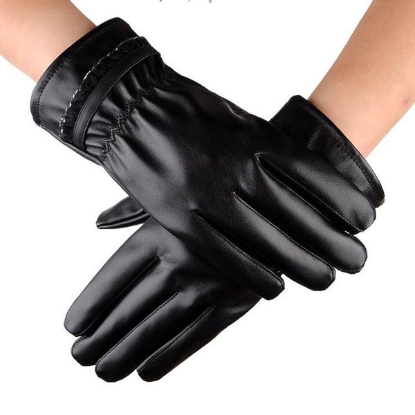 sports gloves motorcycle women pu imitate genuine leather glove keep warm increase touch screen bike, Black
sports gloves motorcycle women pu imitate genuine leather glove keep warm increase touch screen bike, Black