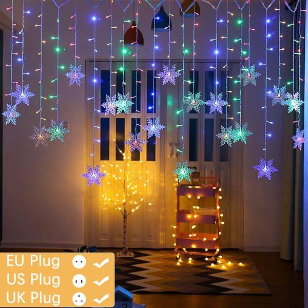strings 2021 string lights christmas decoration led curtain snowflake flashing light waterproof outdoor party
strings 2021 string lights christmas decoration led curtain snowflake flashing light waterproof outdoor party