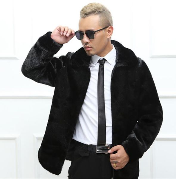 men's fur & faux warm casual mink coat mens leather jacket men coats villus winter loose thermal outerwear 2021 arrival black
men's fur & faux warm casual mink coat mens leather jacket men coats villus winter loose thermal outerwear 2021 arrival black