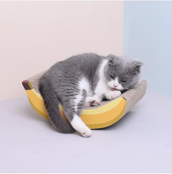 cat toys scratching corrugated cardboard banana grinding board claw durable pet supplies
cat toys scratching corrugated cardboard banana grinding board claw durable pet supplies