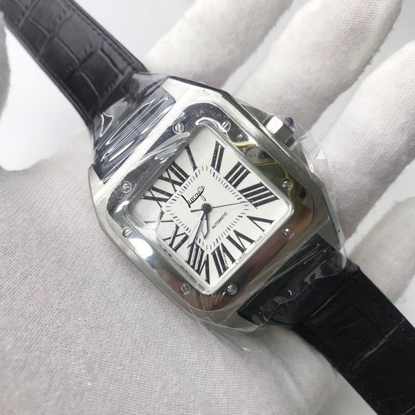 wristwatches automatic mechanical mens quality watch sapphire glass leather strap stainless steel case luxury wristwatch sweeping, Slivery;brown
wristwatches automatic mechanical mens quality watch sapphire glass leather strap stainless steel case luxury wristwatch sweeping, Slivery;brown
