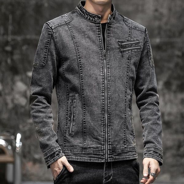 men's jackets 2021 fall jacket korean-style trendy cotton slim fit vintage denim clothes youth, Black;brown
men's jackets 2021 fall jacket korean-style trendy cotton slim fit vintage denim clothes youth, Black;brown