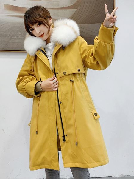 women's fur & faux colors real parkas winter jacket women 2021 detachable patchwork coats overcoat rex liner warm, Black
women's fur & faux colors real parkas winter jacket women 2021 detachable patchwork coats overcoat rex liner warm, Black