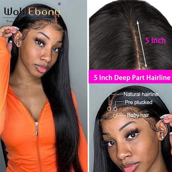 wowebony 5x5 lace closure wig brazilian straight hd front human hair wigs for women transparent remy 180%, Black;brown
wowebony 5x5 lace closure wig brazilian straight hd front human hair wigs for women transparent remy 180%, Black;brown