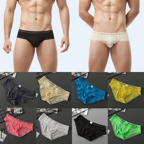 underpants 2021 summer ice silk men underwear seamless transparent boxer shorts ultra thin sheer breathable comfortable panties, Black;white
underpants 2021 summer ice silk men underwear seamless transparent boxer shorts ultra thin sheer breathable comfortable panties, Black;white