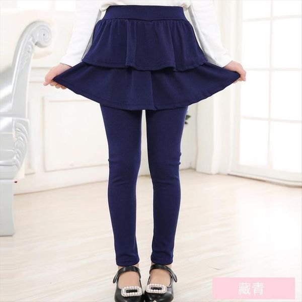 childrens toddler girl elastic force skirt trousers children pants multicolor spring fall girls leggings 3 8y, Blue 
childrens toddler girl elastic force skirt trousers children pants multicolor spring fall girls leggings 3 8y, Blue