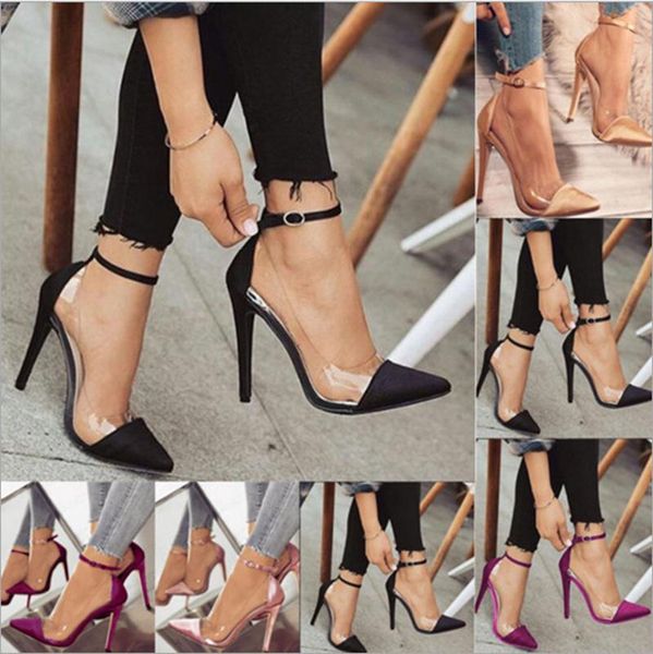 design high heel pointed monochrome belt buckle stylish women's single shoes rose red pink black apricot color size 34 - 43 dress
design high heel pointed monochrome belt buckle stylish women's single shoes rose red pink black apricot color size 34 - 43 dress