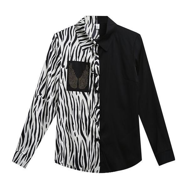 europe fashion style autumn women's long sleeves patchwork print shirt ladies shirts blouse a3680 210428, White
europe fashion style autumn women's long sleeves patchwork print shirt ladies shirts blouse a3680 210428, White