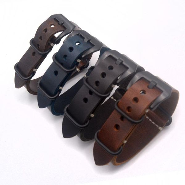 watch bands dark blue black vintage genuine leather nato straps watchband for 20mm 22mm 24mm, Black;brown
watch bands dark blue black vintage genuine leather nato straps watchband for 20mm 22mm 24mm, Black;brown
