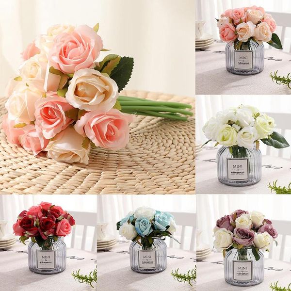 bouquet artificial rose flower garden party wedding festival diy craft decor decorative flowers & wreaths
bouquet artificial rose flower garden party wedding festival diy craft decor decorative flowers & wreaths