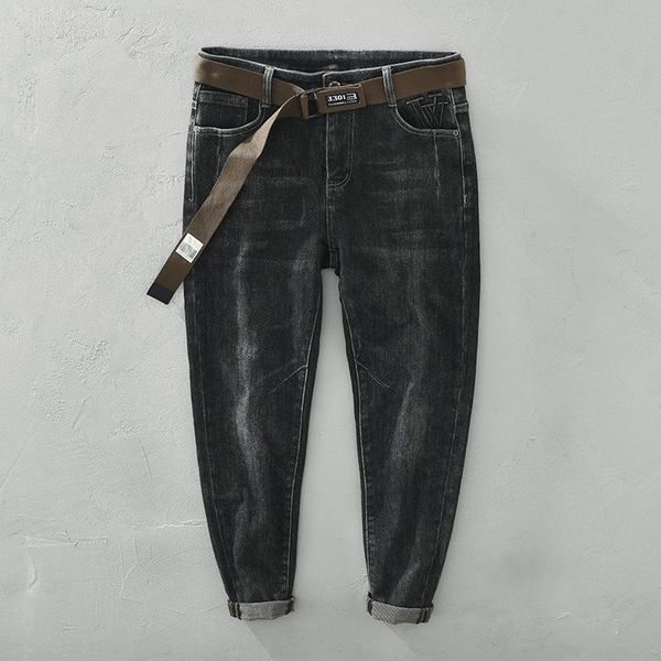 men's jeans 8820 men mid rise stretch casual all-match high street classic straight bleached distressed fashion urban denim trousers, Blue
men's jeans 8820 men mid rise stretch casual all-match high street classic straight bleached distressed fashion urban denim trousers, Blue