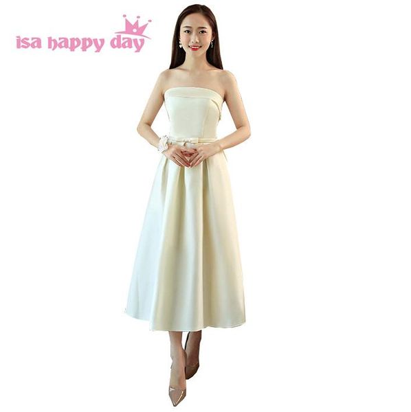 party dresses real picture special occasion champagne satin strapless evening birthday ball gown dress short tea h4231, White;black
party dresses real picture special occasion champagne satin strapless evening birthday ball gown dress short tea h4231, White;black