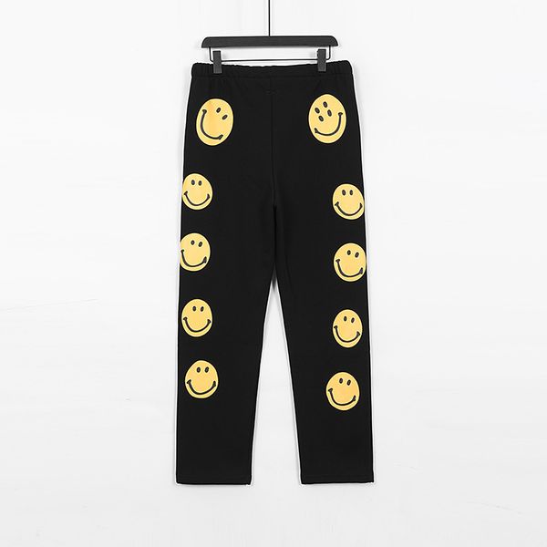 men's pants high street stretch casual hip hop multi smiley face print straight, Black
men's pants high street stretch casual hip hop multi smiley face print straight, Black