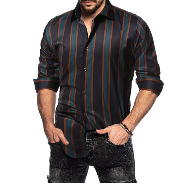 men's casual shirts autumn american fashion button down shirt men design brand slim fit man long sleeve multicolor striped, White;black
men's casual shirts autumn american fashion button down shirt men design brand slim fit man long sleeve multicolor striped, White;black
