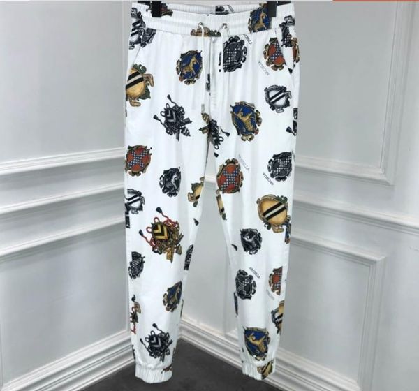 pant fashion brand crown letter print white casual cotton famous pencil pant for men, Black
pant fashion brand crown letter print white casual cotton famous pencil pant for men, Black