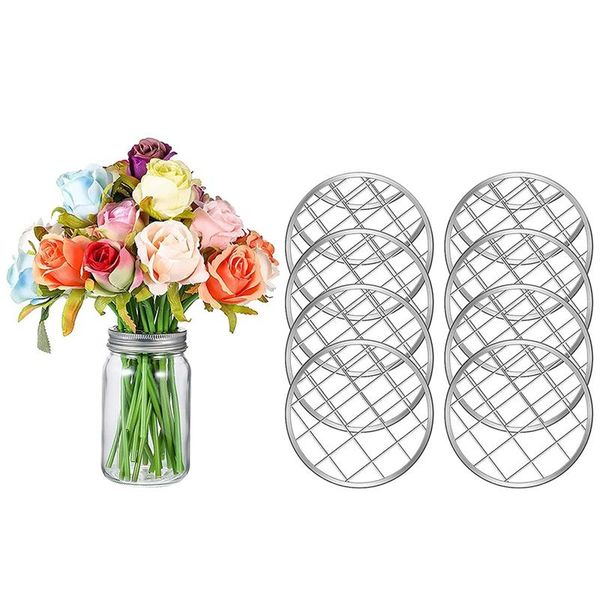 kitchen storage & organization lid insert metal flower frog organizer with square grids for regular mouth mason canning jars
kitchen storage & organization lid insert metal flower frog organizer with square grids for regular mouth mason canning jars