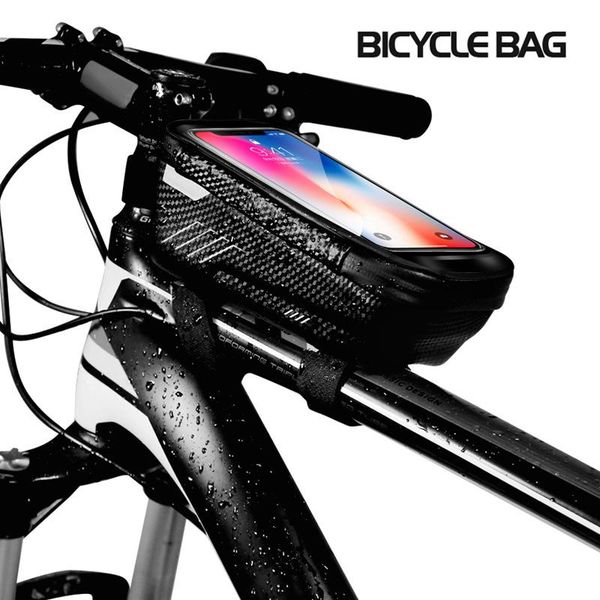 cycling front tube frame bag mountain bike waterproof phone holder case portable durable phones storage box 180x105x83mm cell mounts & h
cycling front tube frame bag mountain bike waterproof phone holder case portable durable phones storage box 180x105x83mm cell mounts & h