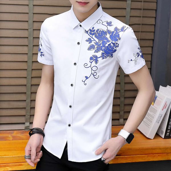 men's casual shirts shirtsummer slim short sleeve korean printing versatile men's youth inch shirt trendy clothes 0pva, White;black
men's casual shirts shirtsummer slim short sleeve korean printing versatile men's youth inch shirt trendy clothes 0pva, White;black