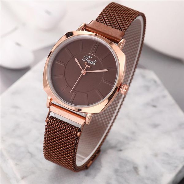 wristwatches simple square dial design women fashion luxury brown stainless steel watch with mesh strap quality classic ladies, Slivery;brown
wristwatches simple square dial design women fashion luxury brown stainless steel watch with mesh strap quality classic ladies, Slivery;brown