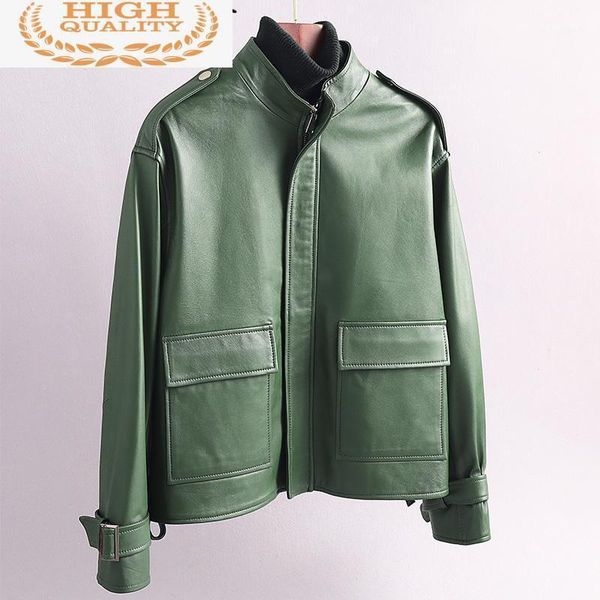 leather women's jacket real sheepskin coat female spring autumn coats and jackets women short 2021 mujer chaqueta 914 & faux, Black
leather women's jacket real sheepskin coat female spring autumn coats and jackets women short 2021 mujer chaqueta 914 & faux, Black